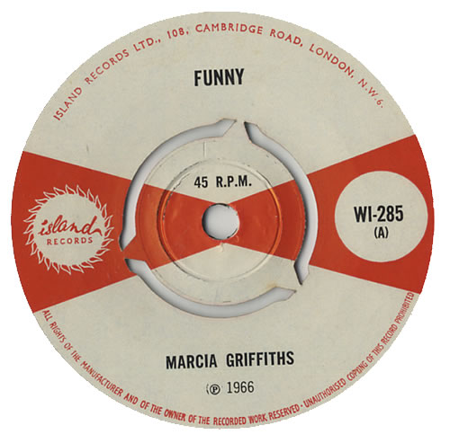 Marcia Griffiths Funny 7" vinyl single (7 inch record / 45) UK MQG07FU446395