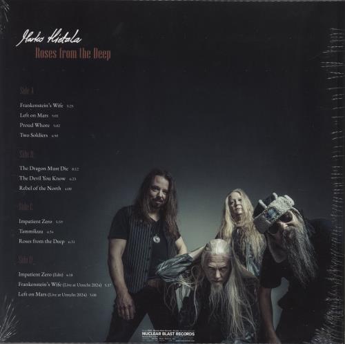 Marco Hietala Roses From The Deep - Oxblood Vinyl - Sealed 2-LP vinyl record set (Double LP Album) German 8842LRO859168