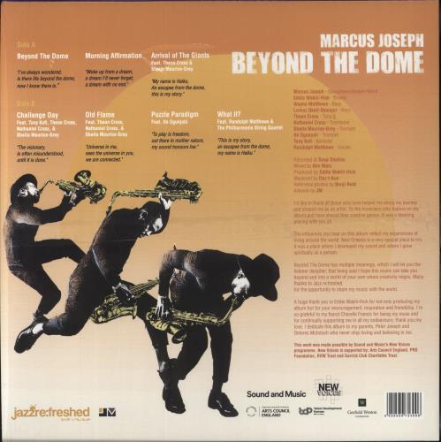 Marcus Joseph Beyond The Dome vinyl LP album (LP record) UK O-4LPBE859414