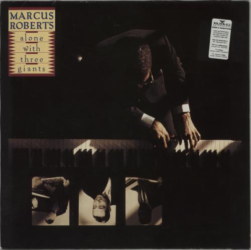 Marcus Roberts Alone With Three Giants vinyl LP album (LP record) German N15LPAL673377