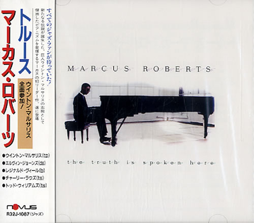 Marcus Roberts The Truth Is Spoken Here CD album (CDLP) Japanese N15CDTH610935