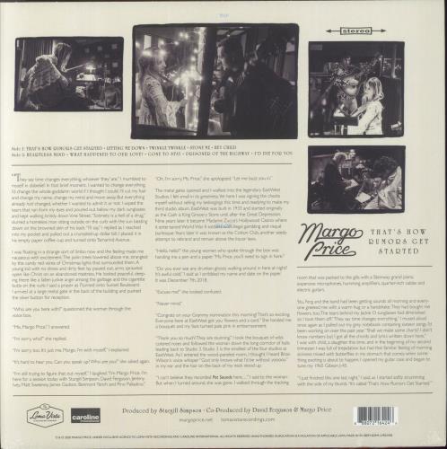 Margo Price That's How Rumors Get Started - Sealed vinyl LP album (LP record) US OG9LPTH851150