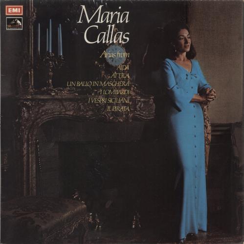 Maria Callas Arias from Aida, Un Ballo in Maschere, I Vespri Siciliani... vinyl LP album (LP record) UK M44LPAR879495