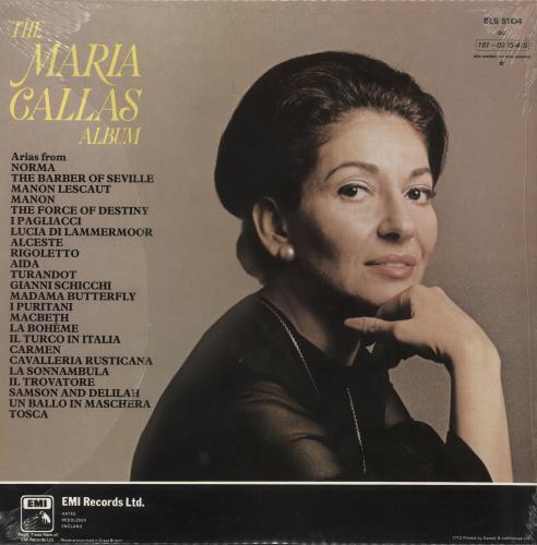 Maria Callas The Maria Callas Album - Sealed 2-LP vinyl record set (Double LP Album) UK M442LTH724645
