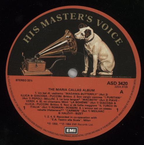 Maria Callas The Maria Callas Album 2-LP vinyl record set (Double LP Album) UK M442LTH879677