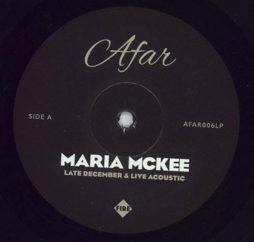 Maria McKee Late December & Live Acoustic 2-LP vinyl record set (Double LP Album) UK MCK2LLA828505