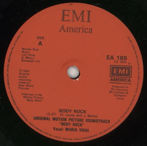 Maria Vidal Body Rock 7" vinyl single (7 inch record / 45) UK MV107BO408882