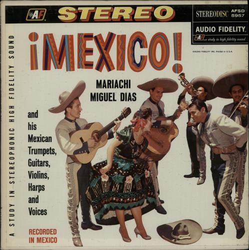 Mariachi Miguel Dias Mexico vinyl LP album (LP record) UK N-XLPME644440
