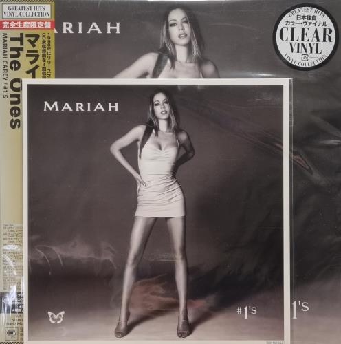 Mariah Carey #1's - Clear Vinyl + Print 2-LP vinyl record set (Double LP Album) Japanese CRY2LSC811688