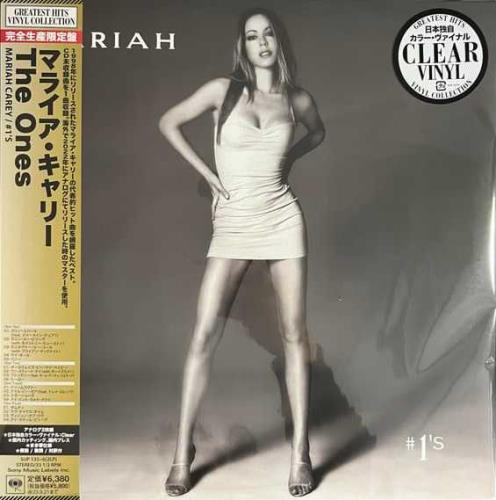 Mariah Carey #1's - Clear Vinyl + Print 2-LP vinyl record set (Double LP Album) Japanese CRY2LSC811688