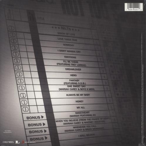 Mariah Carey #1's - RSD 2022 - Sealed 2-LP vinyl record set (Double LP Album) UK CRY2LSR788726