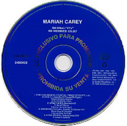 Mariah Carey #1's Sampler CD single (CD5 / 5") Argentinean CRYC5SS239136