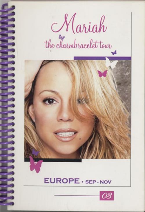 Mariah Carey 2003 European Tour Itinerary Itinerary UK CRYITEU558123