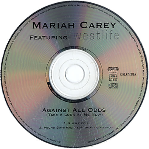Mariah Carey Against All Odds CD single (CD5 / 5") UK CRYC5AG166479