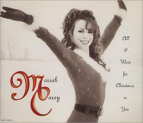 Mariah Carey All I Want For Christmas Is You CD single (CD5 / 5") UK CRYC5AL40878