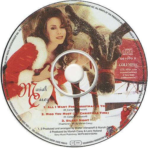 Mariah Carey All I Want For Christmas Is You CD single (CD5 / 5") UK CRYC5AL40879