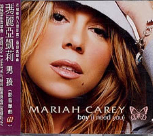Mariah Carey Boy [I Need You] CD single (CD5 / 5") Taiwanese CRYC5BO251319