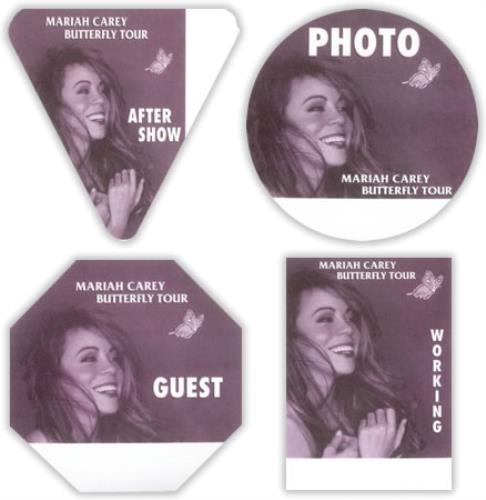Mariah Carey Butterfly Tour Passes tour pass US CRYTPBU427171