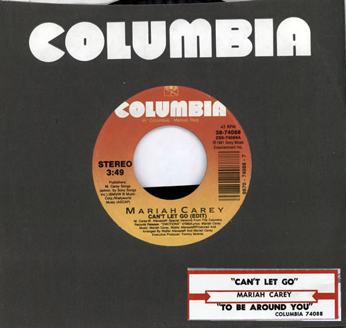 Mariah Carey Can't Let Go - Jukebox 7" vinyl single (7 inch record / 45) US CRY07CA93542