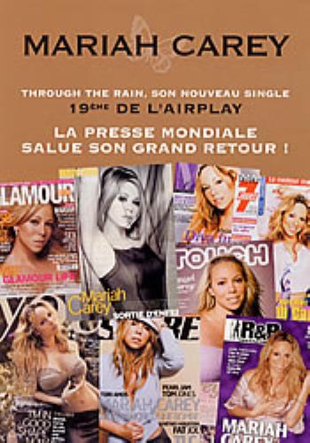 Mariah Carey Charmbracelet Son Nouvel Album handbill French CRYHBCH241345