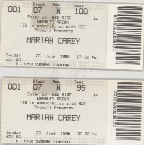 Mariah Carey Datdream Tour tour programme UK CRYTRDA871268