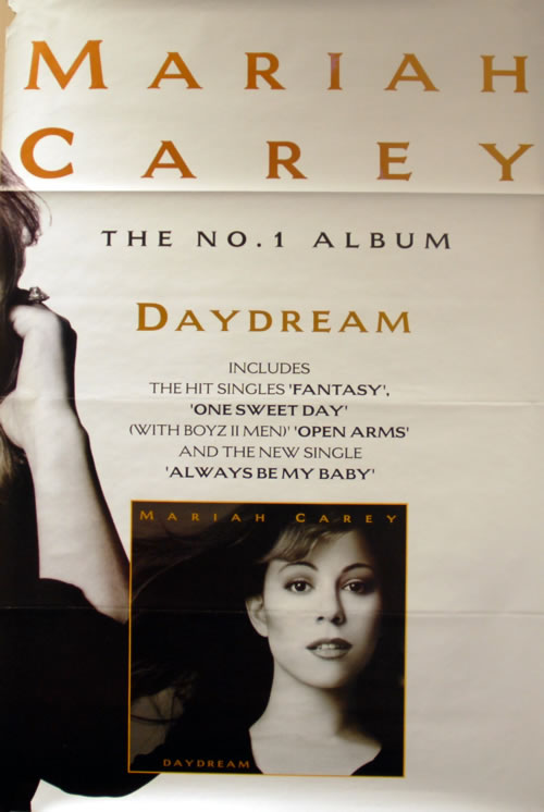 Mariah Carey Daydream poster UK CRYPODA614279