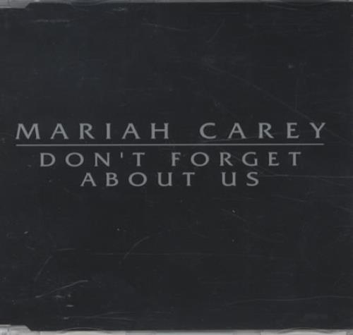 Mariah Carey Don't Forget About Us CD single (CD5 / 5") UK CRYC5DO345394