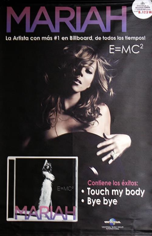 Mariah Carey E=MC� display Colombian CRYDIEM447153