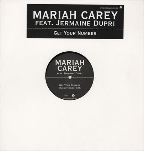 Mariah Carey Get Your Number 12" vinyl single (12 inch record / Maxi-single) German CRY12GE392976