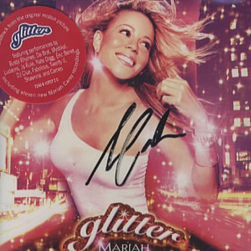 Mariah Carey Glitter - Autographed! CD album (CDLP) UK CRYCDGL344182