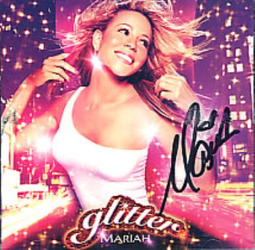 Mariah Carey Glitter - AUTOGRAPHED smudged with finger print CD album (CDLP) US CRYCDGL284066