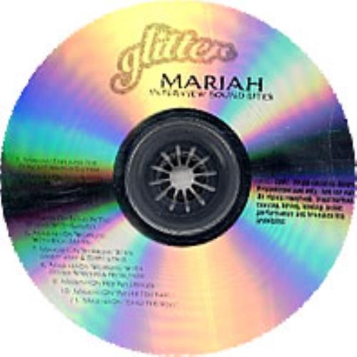 Mariah Carey Glitter Interview Sound Bites CD-R acetate US CRYCRGL204707