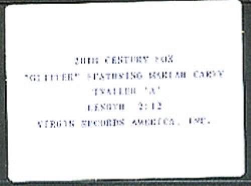 Mariah Carey Glitter video (VHS or PAL or NTSC) US CRYVIGL197789