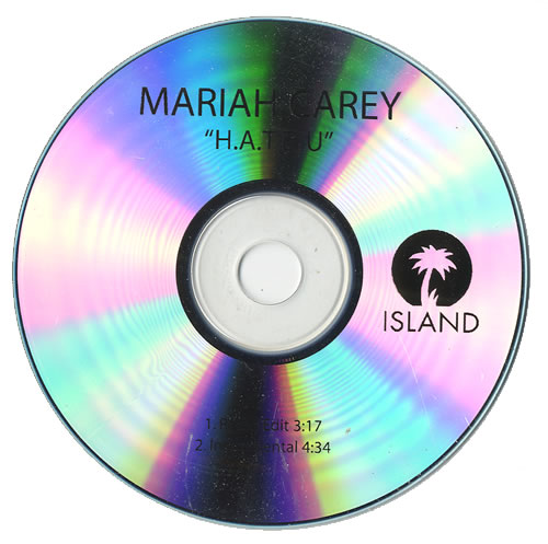 Mariah Carey H.A.T.E.U. CD-R acetate US CRYCRHA493574