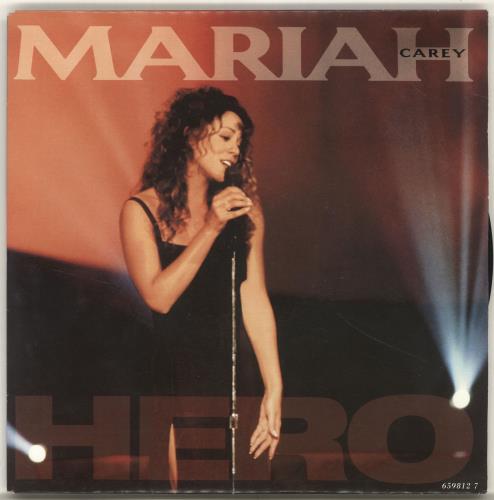 Mariah Carey Hero 7" vinyl single (7 inch record / 45) UK CRY07HE23878