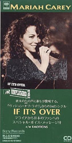 Mariah Carey If It's Over 3" CD single (CD3) Japanese CRYC3IF121283