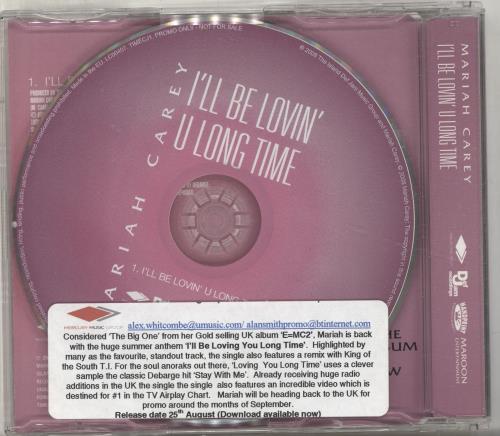 Mariah Carey I'll Be Lovin' U Long CD single (CD5 / 5") UK CRYC5IL703602