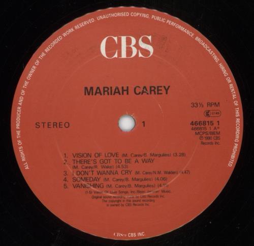 Mariah Carey Mariah Carey - Hype Stickered vinyl LP album (LP record) UK CRYLPMA877588