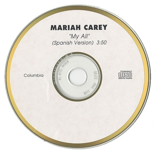 Mariah Carey Mi Todo CD-R acetate US CRYCRMI488711