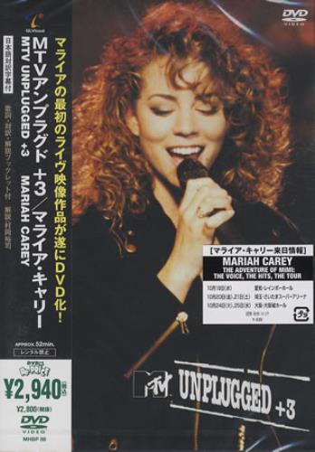 Mariah Carey MTV Unplugged +3 DVD Japanese CRYDDMT392663