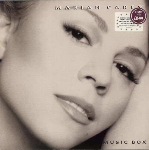 Mariah Carey Music Box - 1st - Hype Stickered vinyl LP album (LP record) Dutch CRYLPMU869612