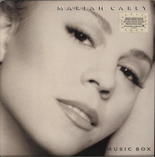 Mariah Carey Music Box - Hype Stickered - EX vinyl LP album (LP record) Dutch CRYLPMU857478