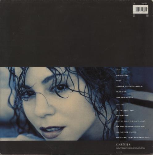 Mariah Carey Music Box - Hype Stickered - EX vinyl LP album (LP record) Dutch CRYLPMU857478