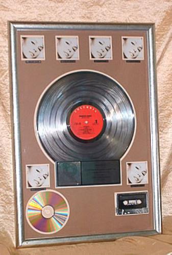 Mariah Carey Music Box award disc US CRYAWMU296905