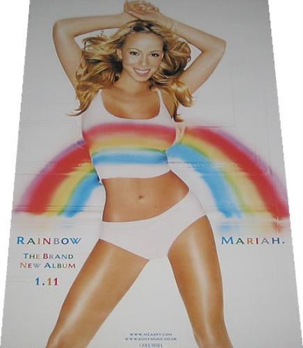 Mariah Carey Rainbow poster UK CRYPORA392776