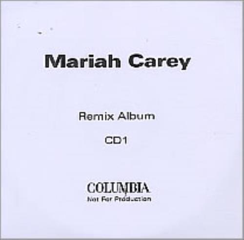 Mariah Carey Remix Album CD-R acetate UK CRYCRRE260326