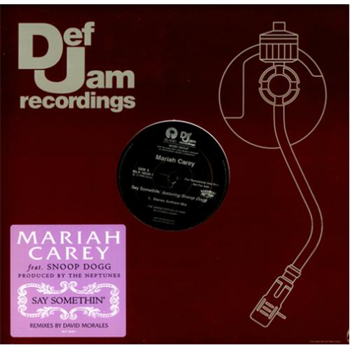 Mariah Carey Say Somethin' 12" vinyl single (12 inch record / Maxi-single) US CRY12SA418198