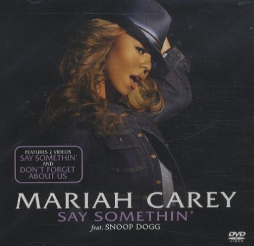 Mariah Carey Say Somethin' DVD Single UK CRYDSSA430959