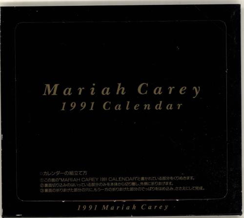 Mariah Carey Someday + Calendar CD single (CD5 / 5") Japanese CRYC5SO44746