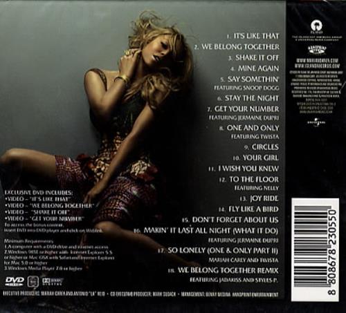 Mariah Carey The Emancipation Of Mimi 2-disc CD/DVD set Korean CRY2DTH349549